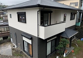 外壁が溶けてる⁉のイメージ